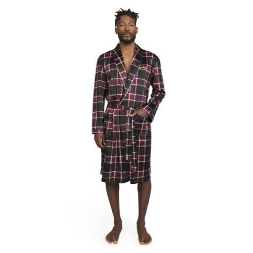 Y Dogg Supply by Snoop Dog Men’s Fleece Hooded Lounge Robe